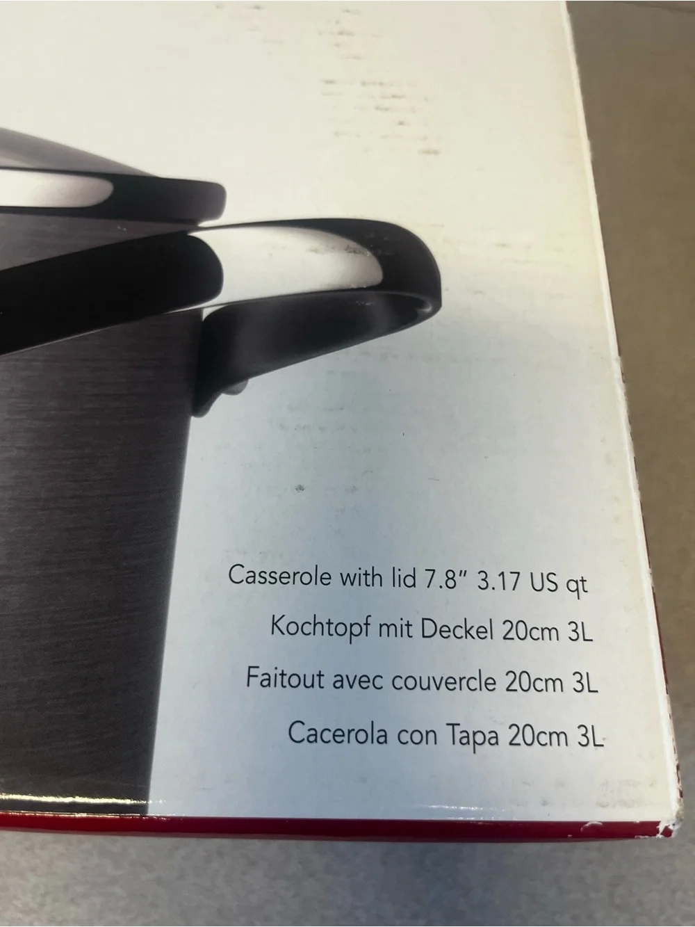 Thomas Rosenthal Cookware Hard-Anodised Casserole Pot w/Lid 20cm 3L 3.17 Qt NIB